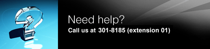 Need help? Call us at 687-0715 (ext. 111)