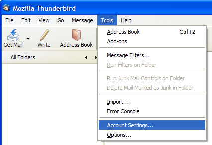 Email Setup in Outlook Express